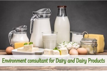 "Image depicting an environmental consultant working with dairy and dairy product facilities."